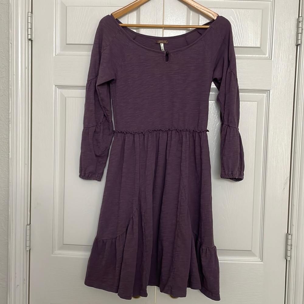Matilda Jane Purple Dress Long Sleeve M